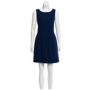 DVF HONOUR Navy Blue Sleeveless Dress size 10 NEW